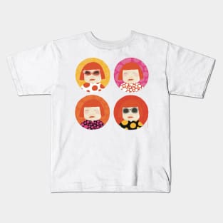 Yayoi Kusama inspired, start your day in a happy mood Kids T-Shirt
